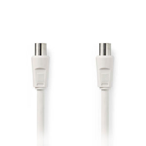 NEDIS CSGP40000WT50 Coax Cable 90dB IEC (Coax) Male - IEC (Coax) Female 5.0 m Wh | ΚΑΛΩΔΙΑ / ADAPTORS | elabstore.gr