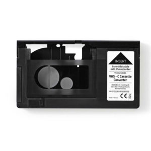 NEDIS VCON100BK VHS-C Cassette Converter VHS-C to VHS Plug and play Black | ΕΙΚΟΝΑ / ΗΧΟΣ | elabstore.gr
