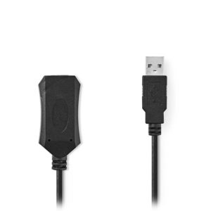 NEDIS CCGP60EXTBK250 Active USB 2.0 Extension Cable A Male - A Female 25 m Black | eLabstore.gr NEDIS CCGP60EXTBK250 Active USB 2.0 Extension Cable A Male - A Female 25 m Black | ΚΑΛΩΔΙΑ / ADAPTORS | elabstore.gr