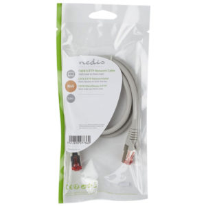 NEDIS CCGP85221GY10 Cat 6 S/FTP Network Cable RJ45 Male - RJ45 Male 1.0 m Grey | ΚΑΛΩΔΙΑ / ADAPTORS | elabstore.gr
