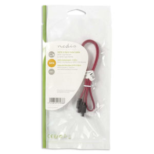 NEDIS CCGP73100RD05 SATA 3Gb/s data cable SATA 7-pin Female - SATA 7-pin Female | ΚΑΛΩΔΙΑ / ADAPTORS | elabstore.gr