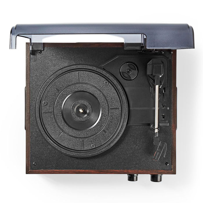 NEDIS TURN220BN Turntable 18 W PC Conversion Automatic Turn Off Dust Cover Brown | eLabstore.gr NEDIS TURN220BN Turntable 18 W PC Conversion Automatic Turn Off Dust Cover Brown | ΕΙΚΟΝΑ / ΗΧΟΣ | elabstore.gr