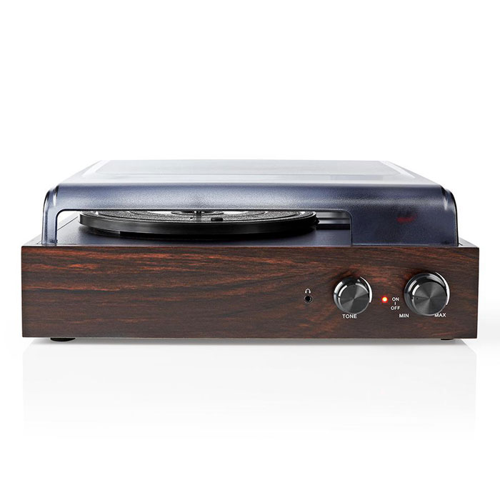 NEDIS TURN220BN Turntable 18 W PC Conversion Automatic Turn Off Dust Cover Brown | eLabstore.gr NEDIS TURN220BN Turntable 18 W PC Conversion Automatic Turn Off Dust Cover Brown - Image 6