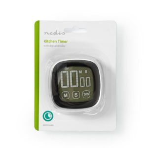 NEDIS KATR104BK Kitchen Timer Digital Display Black | ΜΙΚΡΟΣΥΣΚΕΥΕΣ / ΕΠΟΧΙΑΚΑ / ΛΕΥΚΕΣ ΣΥΣΚΕΥΕΣ | elabstore.gr