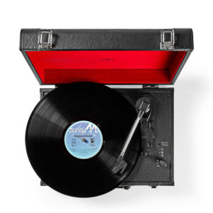 NEDIS TURN210BK Turntable 18 W Bluetooth Suitcase Black | ΕΙΚΟΝΑ / ΗΧΟΣ | elabstore.gr