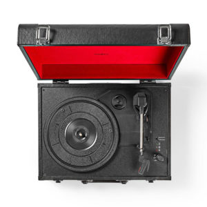 NEDIS TURN210BK Turntable 18 W Bluetooth Suitcase Black | eLabstore.gr