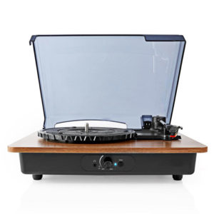 NEDIS TURN200BN Turntable 9 W Bluetooth Automatic turn off Dust Cover Brown | ΕΙΚΟΝΑ / ΗΧΟΣ | elabstore.gr