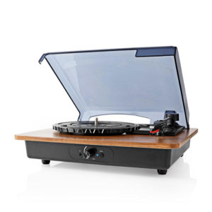 NEDIS TURN200BN Turntable 9 W Bluetooth Automatic turn off Dust Cover Brown | ΕΙΚΟΝΑ / ΗΧΟΣ | elabstore.gr