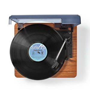 NEDIS TURN200BN Turntable 9 W Bluetooth Automatic turn off Dust Cover Brown | ΕΙΚΟΝΑ / ΗΧΟΣ | elabstore.gr
