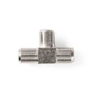 NEDIS CSGP41957ME Satellite & Antenna Adapter F Female - 2x F Female 10 pieces M | ΚΑΛΩΔΙΑ / ADAPTORS | elabstore.gr