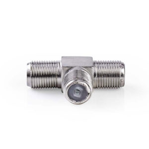 NEDIS CSGP41957ME Satellite & Antenna Adapter F Female - 2x F Female 10 pieces M | ΚΑΛΩΔΙΑ / ADAPTORS | elabstore.gr