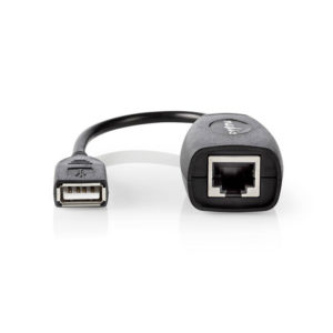 NEDIS CCGP60EXTBK500 USB 2.0 Active Extension Cable A Male - A Female 50 m Black | ΚΑΛΩΔΙΑ / ADAPTORS | elabstore.gr