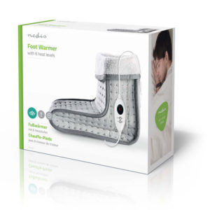 NEDIS PEFW110CGY Foot Warmer 6-Heat Settings Washable Digital Control Overheat p | eLabstore.gr