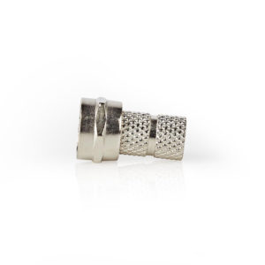 NEDIS CSVC41907ME F Connector Male For 5.5mm Coaxial Cables 25 pieces Metal | ΚΑΛΩΔΙΑ / ADAPTORS | elabstore.gr