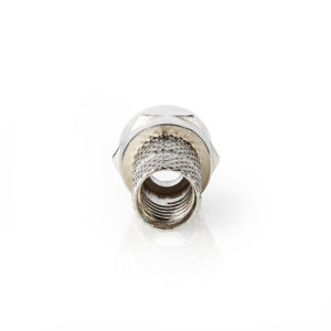 NEDIS CSVC41907ME F Connector Male For 5.5mm Coaxial Cables 25 pieces Metal | ΚΑΛΩΔΙΑ / ADAPTORS | elabstore.gr