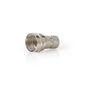NEDIS CSVC41907ME F Connector Male For 5.5mm Coaxial Cables 25 pieces Metal | ΚΑΛΩΔΙΑ / ADAPTORS | elabstore.gr