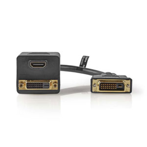 NEDIS CCGP32951BK02 DVI Adapter Cable DVI-D 24+1-pin Male-DVI-D 24+1-pin Female+ | ΕΙΚΟΝΑ / ΗΧΟΣ | elabstore.gr