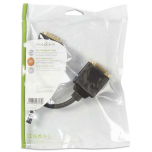 NEDIS CCGP32951BK02 DVI Adapter Cable DVI-D 24+1-pin Male-DVI-D 24+1-pin Female+ | eLabstore.gr
