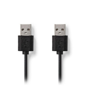 NEDIS CCGT60000BK30 USB 2.0 Cable A Male - A Male 3.00 m Black | eLabstore.gr NEDIS CCGT60000BK30 USB 2.0 Cable A Male - A Male 3.00 m Black | ΚΑΛΩΔΙΑ / ADAPTORS | elabstore.gr