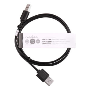 NEDIS CCGT60000BK30 USB 2.0 Cable A Male - A Male 3.00 m Black | eLabstore.gr NEDIS CCGT60000BK30 USB 2.0 Cable A Male - A Male 3.00 m Black | ΚΑΛΩΔΙΑ / ADAPTORS | elabstore.gr