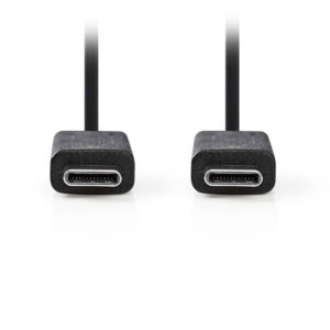 NEDIS CCGP64750BK10 USB 3.1 Cable (Gen2) Type-C Male - Type-C Male 1.0 m Black | eLabstore.gr NEDIS CCGP64750BK10 USB 3.1 Cable (Gen2) Type-C Male - Type-C Male 1.0 m Black | ΚΑΛΩΔΙΑ / ADAPTORS | elabstore.gr