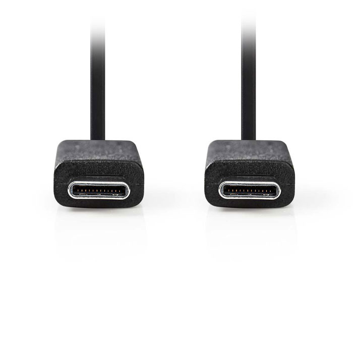 NEDIS CCGP64750BK10 USB 3.1 Cable (Gen2) Type-C Male - Type-C Male 1.0 m Black | eLabstore.gr NEDIS CCGP64750BK10 USB 3.1 Cable (Gen2) Type-C Male - Type-C Male 1.0 m Black | ΚΑΛΩΔΙΑ / ADAPTORS | elabstore.gr