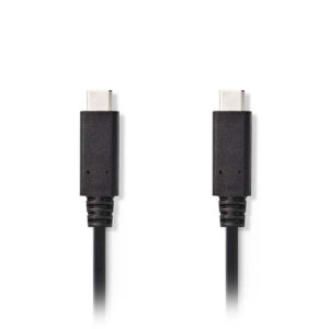 NEDIS CCGP64750BK10 USB 3.1 Cable (Gen2) Type-C Male - Type-C Male 1.0 m Black | eLabstore.gr NEDIS CCGP64750BK10 USB 3.1 Cable (Gen2) Type-C Male - Type-C Male 1.0 m Black | ΚΑΛΩΔΙΑ / ADAPTORS | elabstore.gr