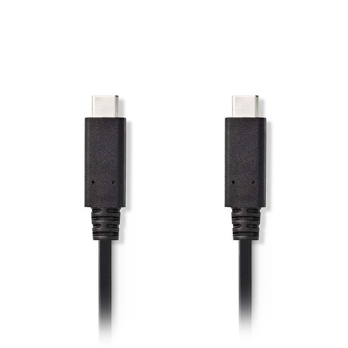 NEDIS CCGP64750BK10 USB 3.1 Cable (Gen2) Type-C Male - Type-C Male 1.0 m Black | eLabstore.gr NEDIS CCGP64750BK10 USB 3.1 Cable (Gen2) Type-C Male - Type-C Male 1.0 m Black | ΚΑΛΩΔΙΑ / ADAPTORS | elabstore.gr