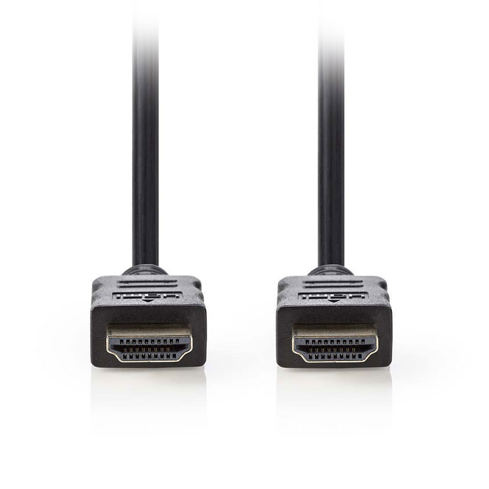 NEDIS CVGP34000BK10 High Speed HDMI Cable with Ethernet HDMI Connector-HDMI Conn | eLabstore.gr NEDIS CVGP34000BK10 High Speed HDMI Cable with Ethernet HDMI Connector-HDMI Conn | ΚΑΛΩΔΙΑ / ADAPTORS | elabstore.gr
