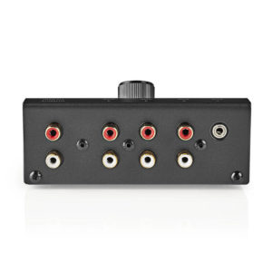 NEDIS ASWI2404BK Analogue Audio Switch 3.5 mm Female + 3x (2x RCA Female) - 2x R | eLabstore.gr