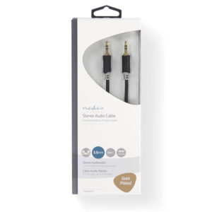 NEDIS CABW22000AT30 Stereo Audio Cable 3.5 mm Male - 3.5 mm Male 3.0 m Anthracit | ΚΑΛΩΔΙΑ / ADAPTORS | elabstore.gr