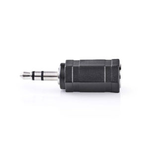 NEDIS CAGP22930BK Stereo Audio Adapter 3.5 mm Male - 2.5 mm Female 10 pieces Bla | ΚΑΛΩΔΙΑ / ADAPTORS | elabstore.gr