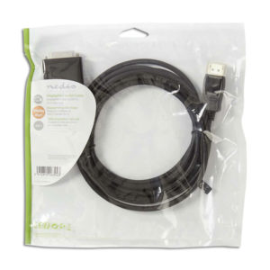 NEDIS CCGP37200BK30 DisplayPort - DVI Cable DisplayPort Male - DVI-D 24+1-Pin Ma | ΚΑΛΩΔΙΑ / ADAPTORS | elabstore.gr