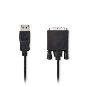 NEDIS CCGP37200BK20 DisplayPort - DVI Cable DisplayPort Male - DVI-D 24+1-Pin Ma | ΚΑΛΩΔΙΑ / ADAPTORS | elabstore.gr