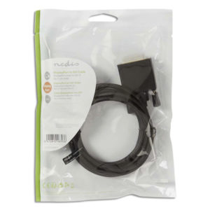 NEDIS CCGP37200BK20 DisplayPort - DVI Cable DisplayPort Male - DVI-D 24+1-Pin Ma | ΚΑΛΩΔΙΑ / ADAPTORS | elabstore.gr