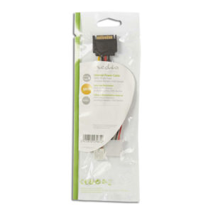 NEDIS CCGP73550VA015 Internal Power Cable SATA 15-pin Male - Molex Female + FDD | ΚΑΛΩΔΙΑ / ADAPTORS | elabstore.gr