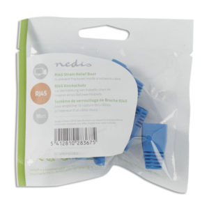 NEDIS CCGP89900BU Strain Relief Boot For RJ45 Network Connectors - 10 pieces Blu | ΚΑΛΩΔΙΑ / ADAPTORS | elabstore.gr