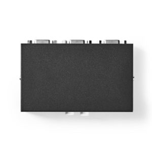 NEDIS CSWI5902BK 2-Port VGA Switch Black | ΕΙΚΟΝΑ / ΗΧΟΣ | elabstore.gr