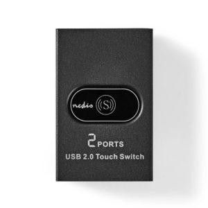 NEDIS CSWI6002BK 2-Port USB Switch Black | ΠΕΡΙΦΕΡΕΙΑΚΑ Η/Υ & LAPTOP | elabstore.gr