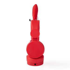 NEDIS HPWD4000RD Wired Headphones 1.2m Round Cable On-Ear Detachable Magnetic | ΕΙΚΟΝΑ / ΗΧΟΣ | elabstore.gr