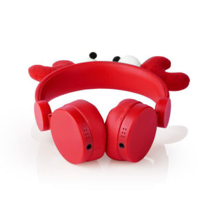 NEDIS HPWD4000RD Wired Headphones 1.2m Round Cable On-Ear Detachable Magnetic | ΕΙΚΟΝΑ / ΗΧΟΣ | elabstore.gr
