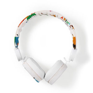 NEDIS HPWD4104WT Wired Headphones 1.2m Round Cable On-ear Elephant White | ΕΙΚΟΝΑ / ΗΧΟΣ | elabstore.gr