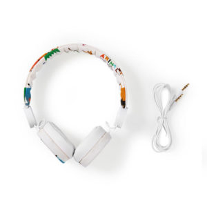NEDIS HPWD4104WT Wired Headphones 1.2m Round Cable On-ear Elephant White | ΕΙΚΟΝΑ / ΗΧΟΣ | elabstore.gr