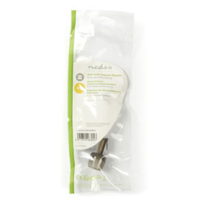 NEDIS TCGP90950BK Anti-twist Telecom Adapter RJ10 Male - RJ10 Female Black | ΚΑΛΩΔΙΑ / ADAPTORS | elabstore.gr