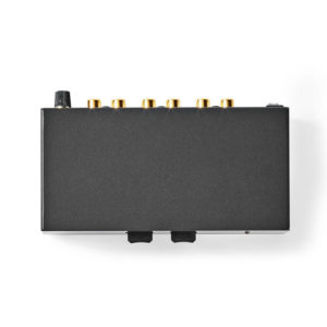 NEDIS AAMP2402BK Preamplifier 2x RCA Female + 2x RCA Female - 2x RCA Female Blac | ΗΛΕΚΤΡΟΝΙΚΑ / ΕΡΓΑΛΕΙΑ | elabstore.gr