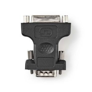 NEDIS CCGP32901BK VGA - DVI Adapter VGA male - DVI-I 24+5-pin Female Black | ΚΑΛΩΔΙΑ / ADAPTORS | elabstore.gr