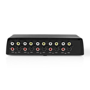 NEDIS VSWI2404BK AV Switch 4x (RWY) + 4x S-Video - 1x RCA (RWY) + Headphones out | eLabstore.gr NEDIS VSWI2404BK AV Switch 4x (RWY) + 4x S-Video - 1x RCA (RWY) + Headphones out | ΕΙΚΟΝΑ / ΗΧΟΣ | elabstore.gr