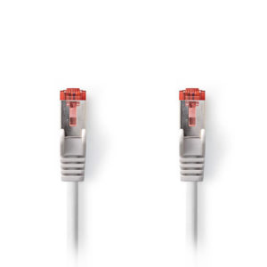 NEDIS CCGP85221GY015 Cat 6 S/FTP Network Cable RJ45 Male - RJ45 Male 0.15 m Grey | ΚΑΛΩΔΙΑ / ADAPTORS | elabstore.gr