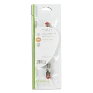 NEDIS CCGP85221GY015 Cat 6 S/FTP Network Cable RJ45 Male - RJ45 Male 0.15 m Grey | ΚΑΛΩΔΙΑ / ADAPTORS | elabstore.gr