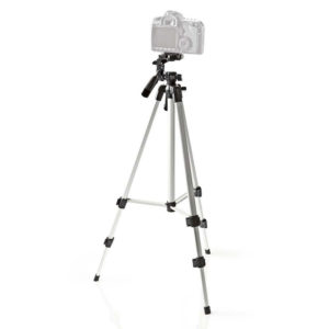 NEDIS TPOD2200GY Tripod Pan & Tilt Max 3 kg 127 cm Black/Silver | ΕΙΚΟΝΑ / ΗΧΟΣ | elabstore.gr
